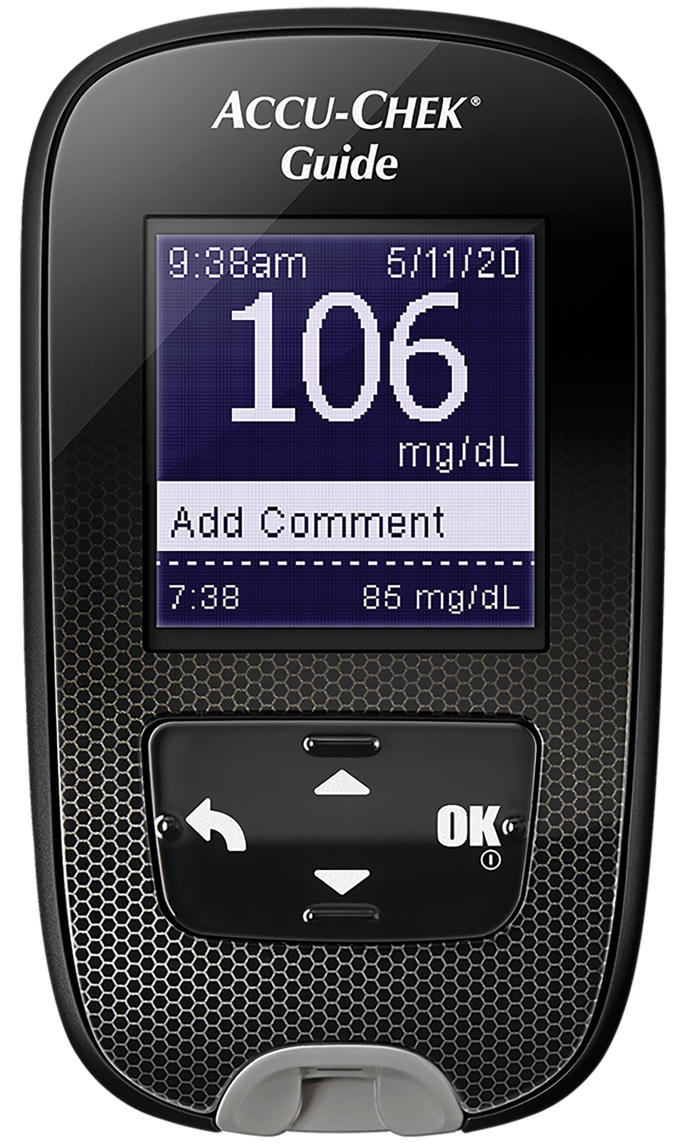 Accu-Chek® Guide blood glucose meter (measurement in mmol/L)